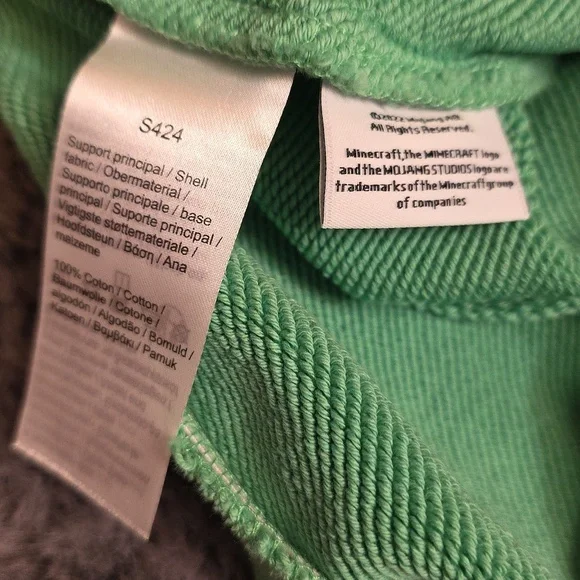 Unisex Lacoste x Minecraft Organic Cotton Fleece SweatpantsUnisex - Green - L - Picture 14 of 16